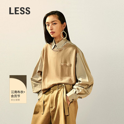 【商场同款/SAMUEL系列】LESS2026年春新款套头针织衫2Q2315830