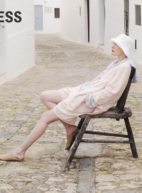 【精工系列】LESS夏季宽松直筒短裤女松紧腰休闲西装裤2O4E13440