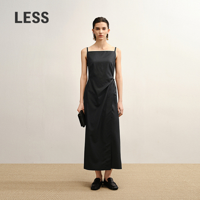 【商场同款/精工系列】LESS2025年秋新款休闲无袖连衣裙2P7G17320