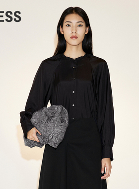 LESS优雅时尚抽褶女士手拿包肌理感小众设计感晚宴包3N2L12110