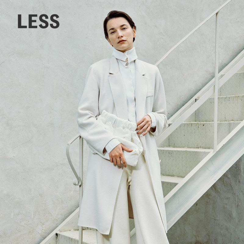 高级感中长款西装LESS山羊绒