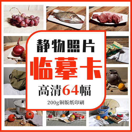 沐尚文化静物照片临摹卡
