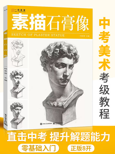 一线美誉素描石膏像基础五官