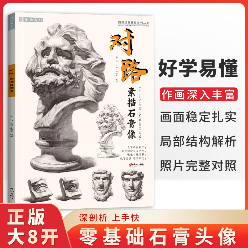 对路素描石膏像基础五官结构头骨