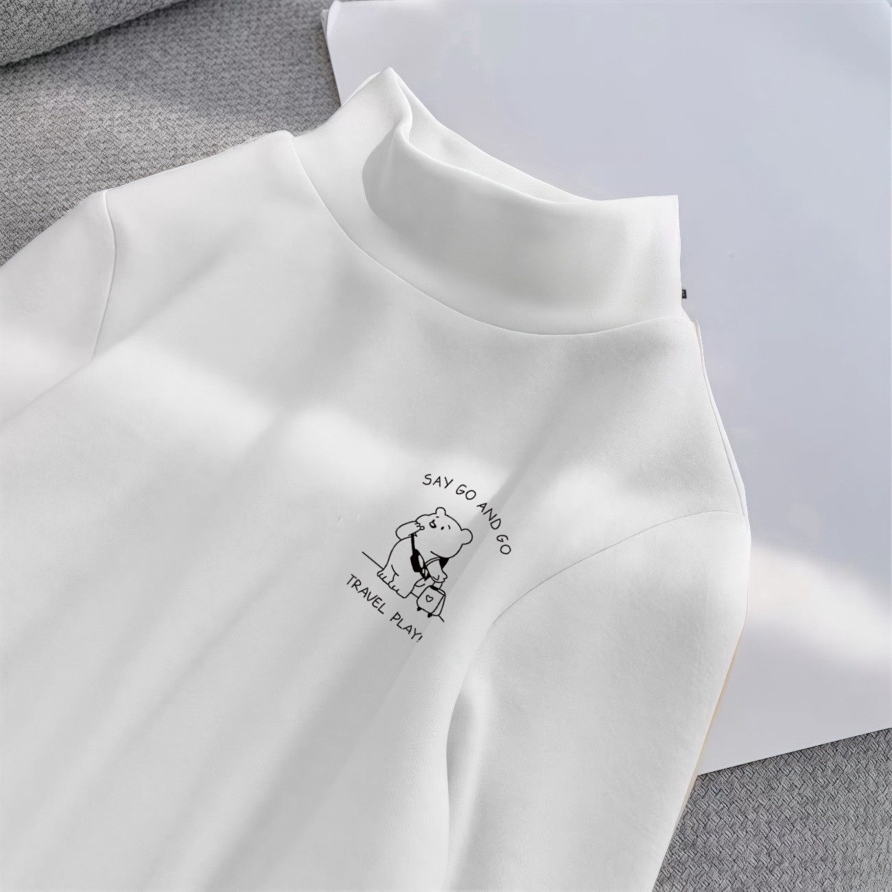 杏色女童德绒长袖T恤百搭半高领打底衫2025新款中小儿童保暖上衣,童装/婴儿装/亲子装,T恤,淘宝优惠券,粉丝福利购,淘宝优惠卷