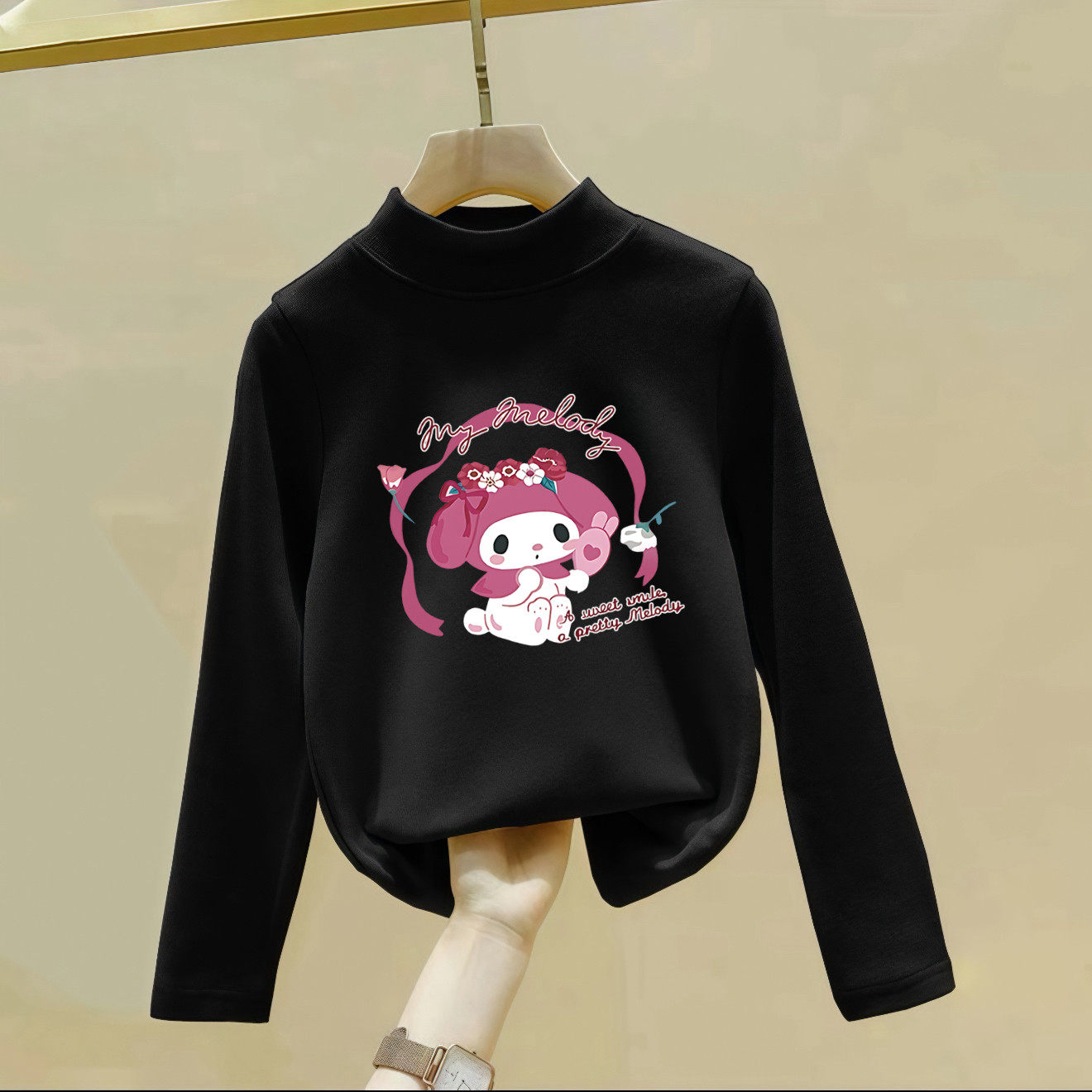 女童磨毛长袖T恤春秋冬装新款儿童洋气小女孩打底衫德绒内搭上衣,童装/婴儿装/亲子装,T恤,淘宝优惠券,粉丝福利购,淘宝优惠卷