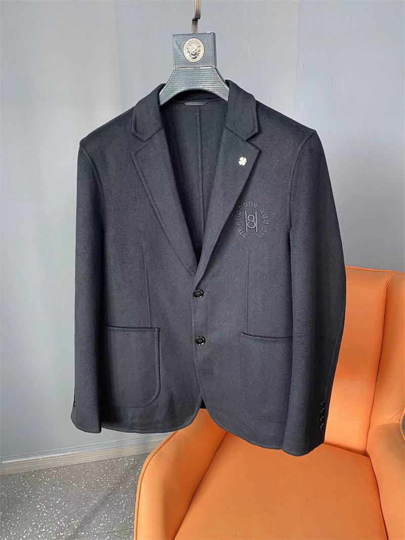 福利特献！双面呢52羊毛高端休闲西服！秋冬男士时尚修身毛呢单西