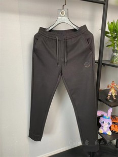 卫裤 加厚 松紧腰运动百搭休闲裤 撤柜福利秋冬男士 精致刺绣