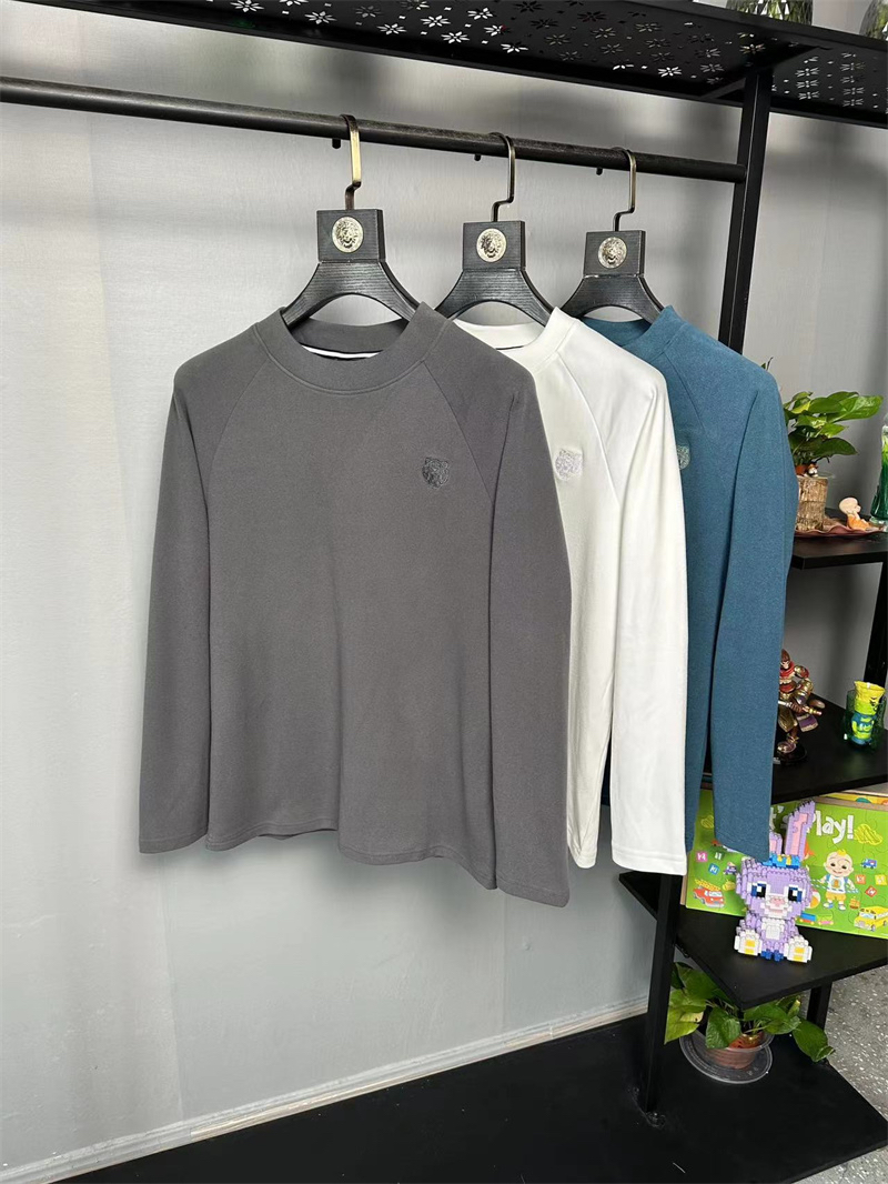 秋冬男士保暖打底衫德绒长袖卫衣