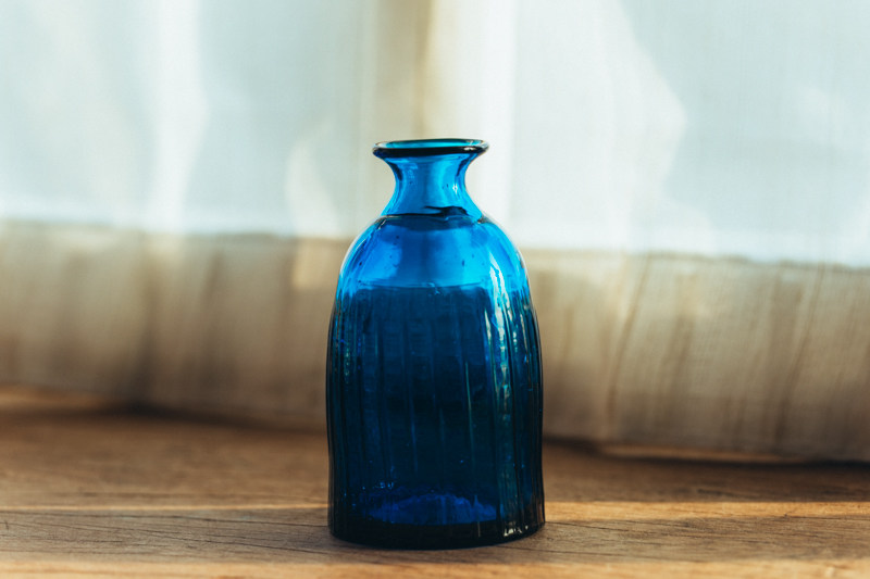 元气造物~生活艺术 西川孝次作品：德利 深青 酒瓶 花瓶