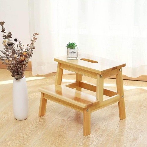 凳子家用双层高低脚凳凳垫脚实木阶梯凳凳台阶椅踏楼梯两用儿童小