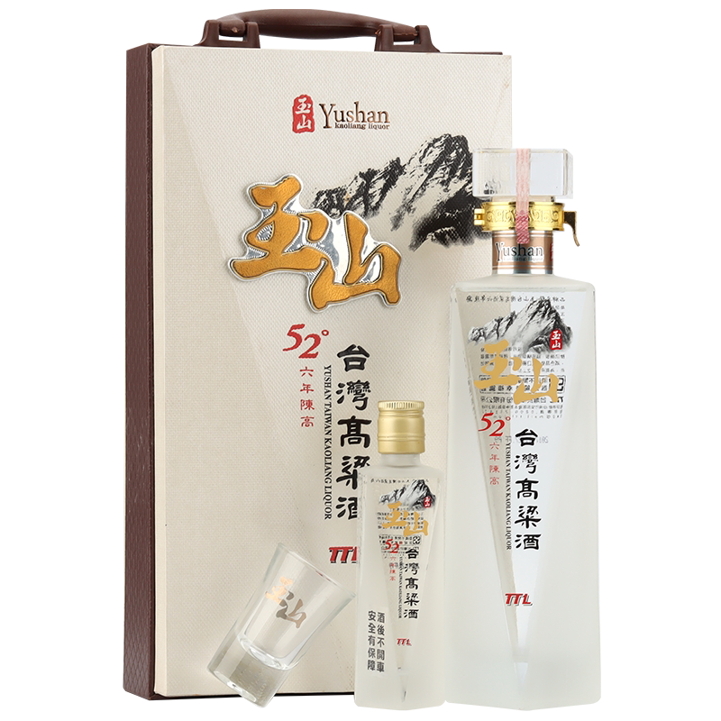 玉山高粱酒六年陈高52度礼盒装