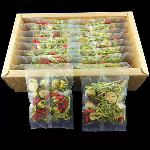 菊花决明子茶桂花金银花茶养生茶