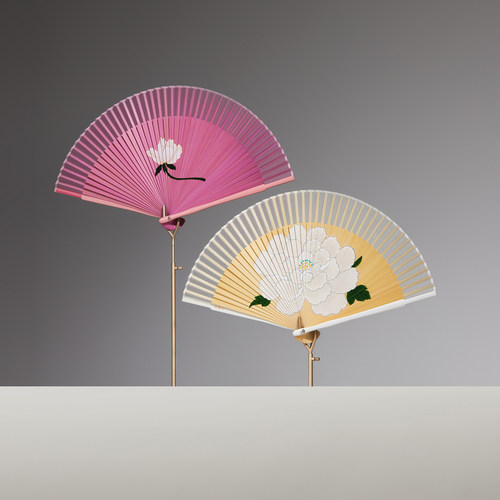 北京文创礼物京扇子国潮扇牡丹
