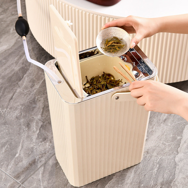 茶水桶茶渣干湿分离桶家
