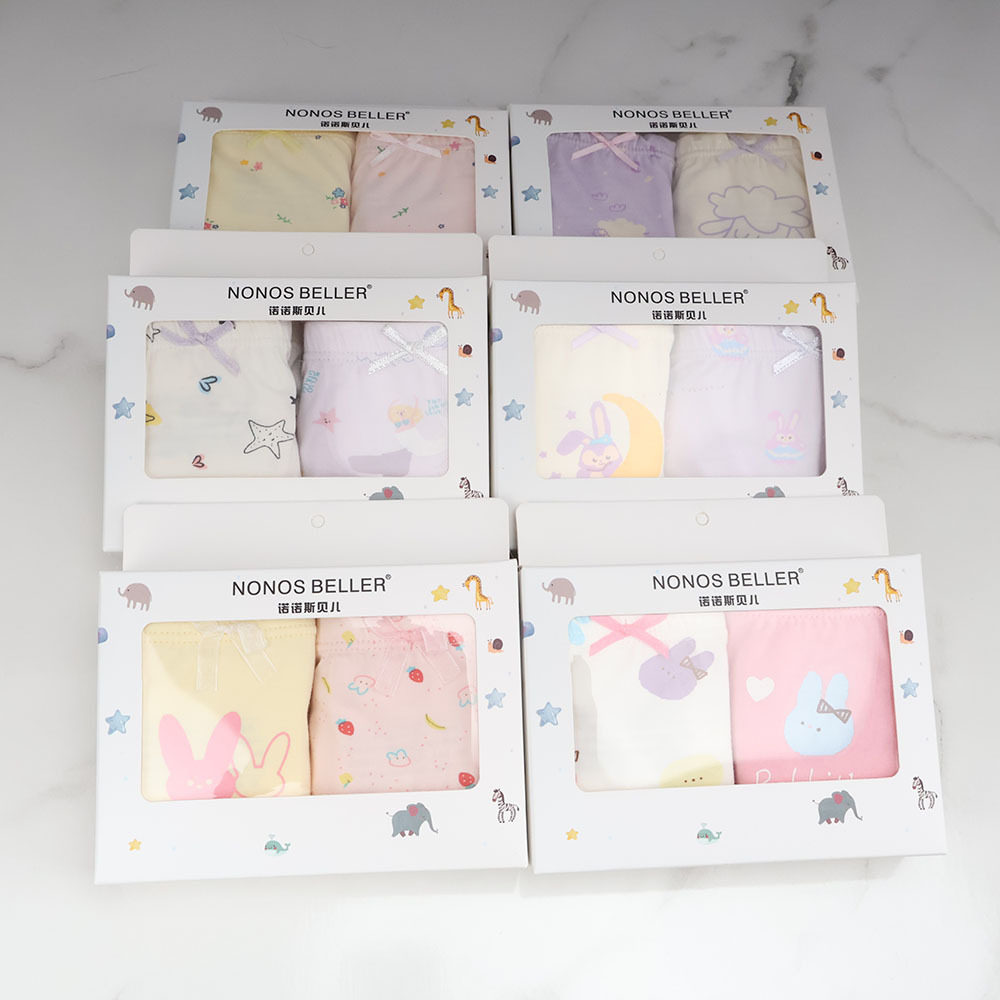 女童内裤纯棉a类棉宝宝短裤女宝内裤中大童四角裤不夹屁屁