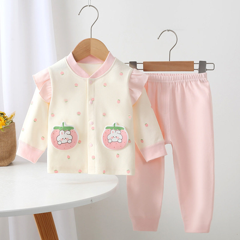秋季新款婴儿内衣套装0-2岁宝宝卡通秋衣秋裤女童打底衣A类四季款,童装/婴儿装/亲子装,内衣套装,淘宝优惠券,粉丝福利购,淘宝优惠卷