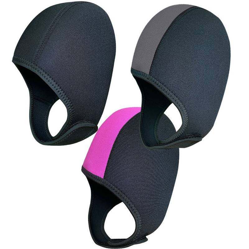 5mm橡胶潜水帽潜水头套保暖冬泳帽户外潜水游泳帽一件