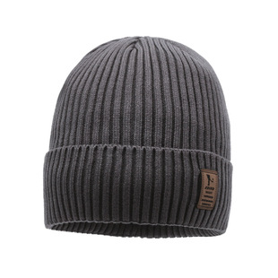 帽子男冬天针织帽加绒加厚保暖毛线帽棉帽冬季骑行防风冷帽头部