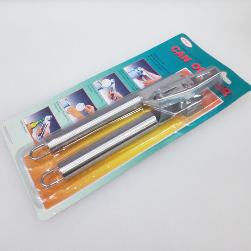 开罐器手持式不锈钢木柄多功能开罐头奶粉水果罐电木开瓶器罐头刀