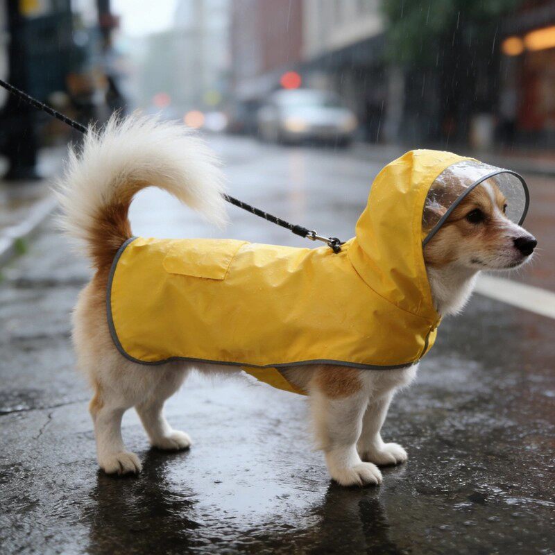 宠物狗狗雨衣中小型犬防