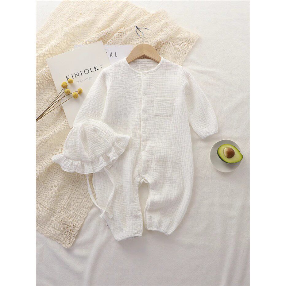 婴儿春秋新款爬服新生儿