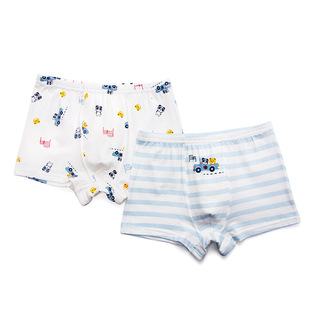 斑比儿童内裤男童平角短裤春夏宝宝棉中小童四角裤