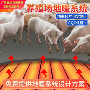 暖匠养殖场电热膜 仔猪电热板 石墨烯地暖 猪圈猪舍保温加热