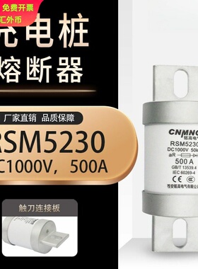 欧熔直流充电桩用DC1000VRSM5230圆管新能源汽车熔断器