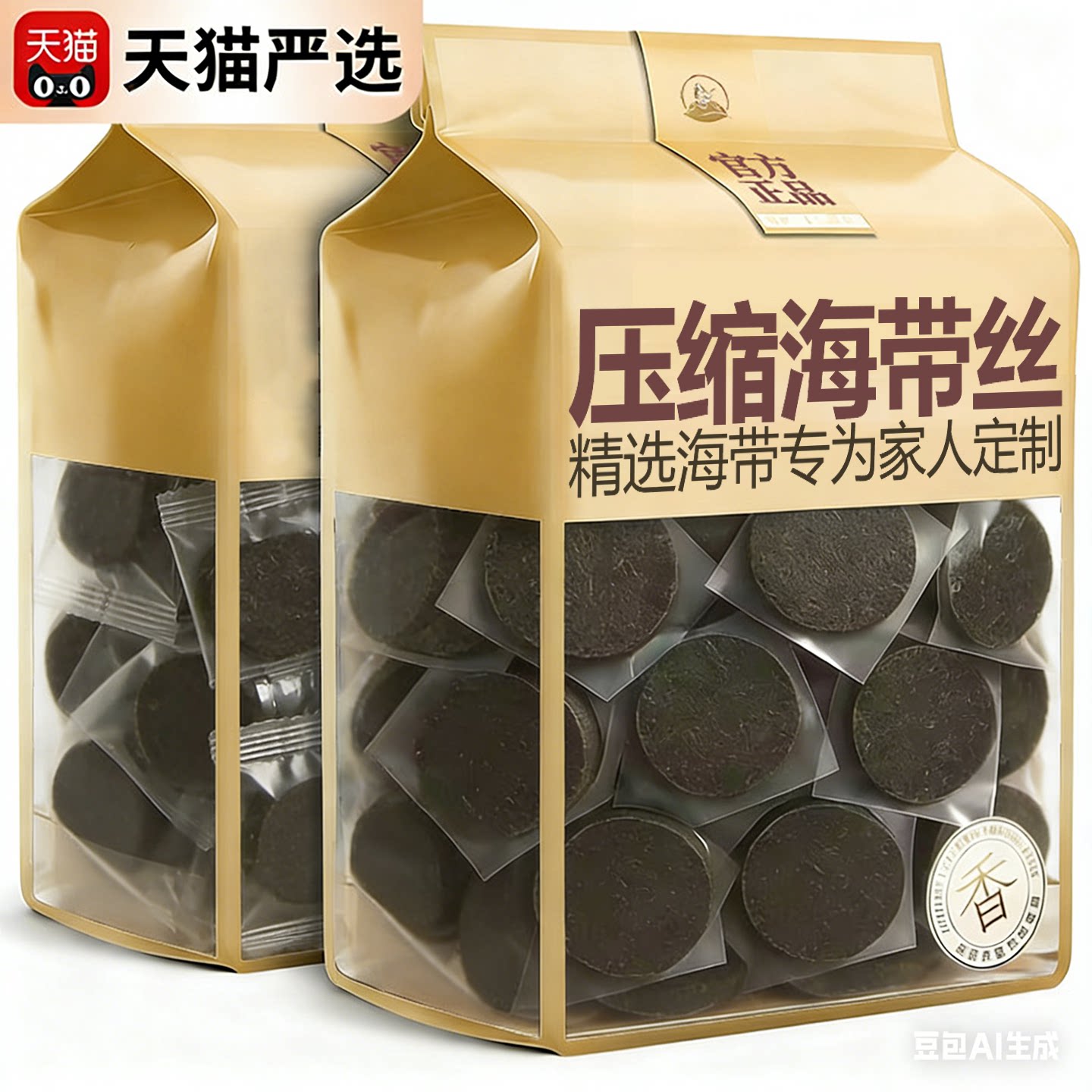 【央妈推荐】烘干压缩海带丝非即食海带头海带条裙带菜火锅凉拌y