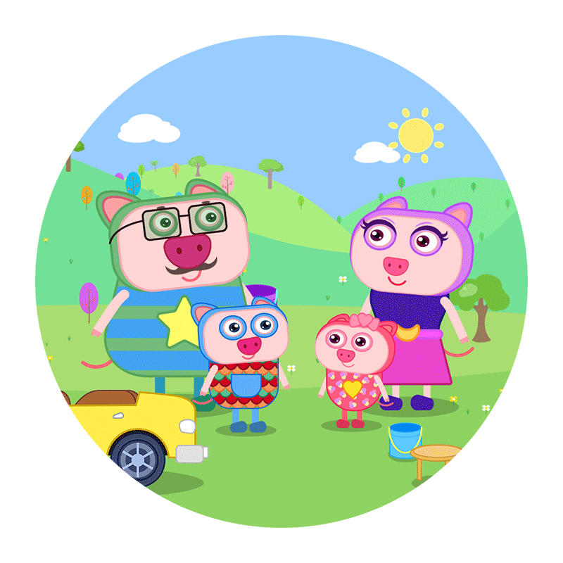 AE/pr教程商业IP动画小猪勇勇角色场景分镜脚本设计项目流程课程