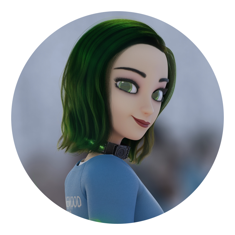 Maya/ZBrush教程迪士尼风格北极星小姐姐角色ADV骨骼绑定视频课程
