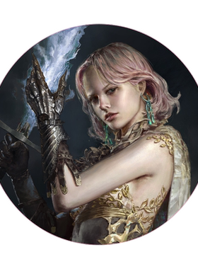 翼狐ps教程卡牌概念插画灵剑刺客角色绘画教学Photoshop视频课程