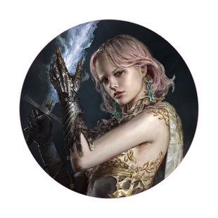 翼狐ps教程卡牌概念插画灵剑刺客角色绘画教学Photoshop视频课程