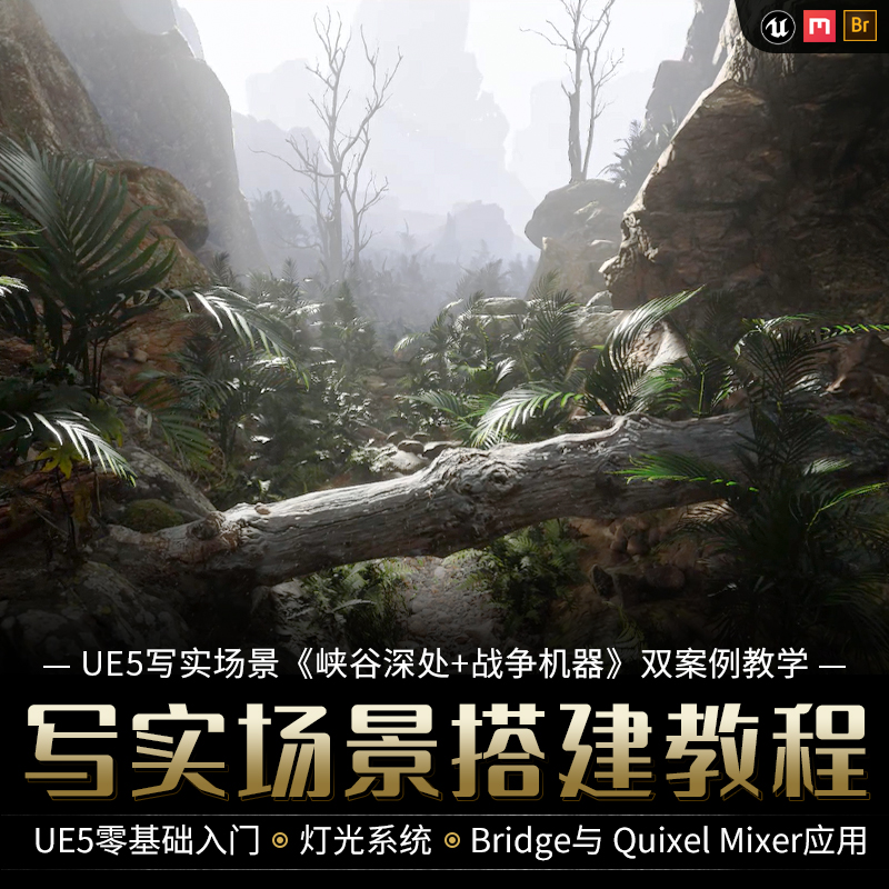 要讲述了场景搭建 所需要的思路
