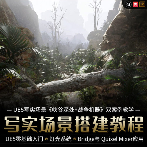 要讲述了场景搭建 所需要的思路