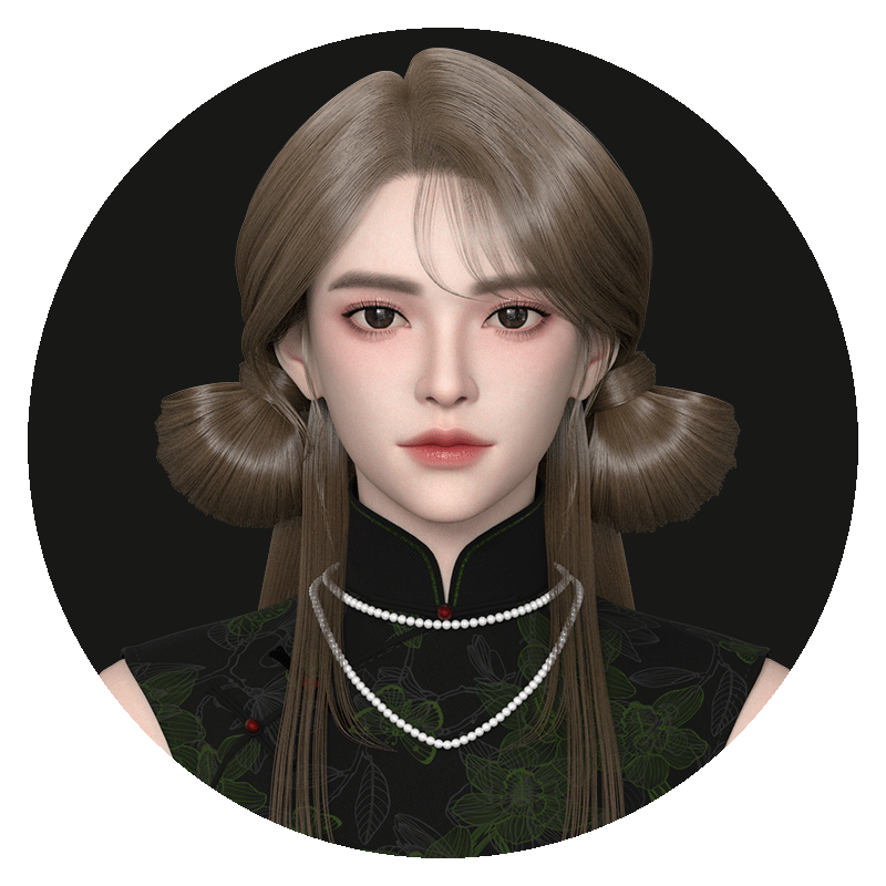 Maya/ZBrush教程xgen头发基础制作新中式女性发型教学视频课程