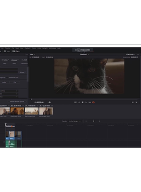 达芬奇16教程软件零基础入门系统教学DaVinci Resolve16视频课程