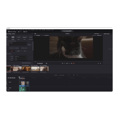 达芬奇16教程软件零基础入门系统教学DaVinci Resolve16视频课程