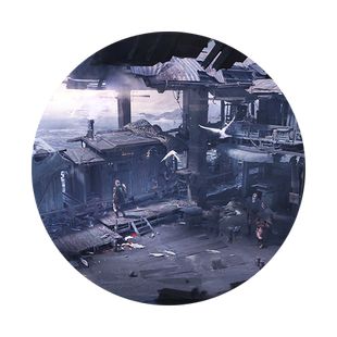 Blender3.0教程场景概念设计海上车站教学建模材质渲染视频课程