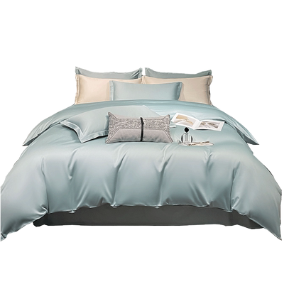 棉巢旗舰店长绒棉贡缎单件被套