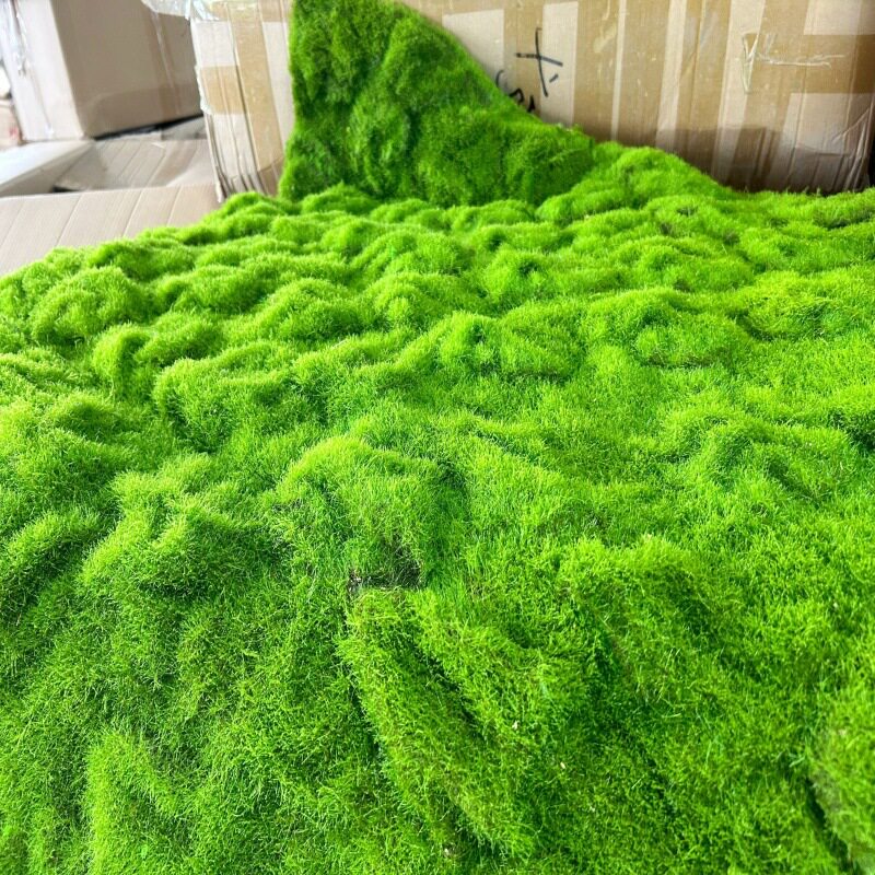 仿真植物绿植墙苔藓青苔地毯草坪景观园林铺设门头水族长廊文化