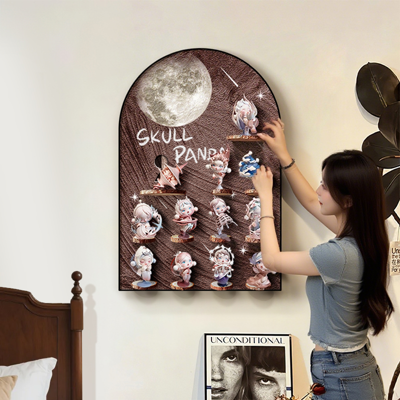 DIY盲盒收纳展示架装饰画