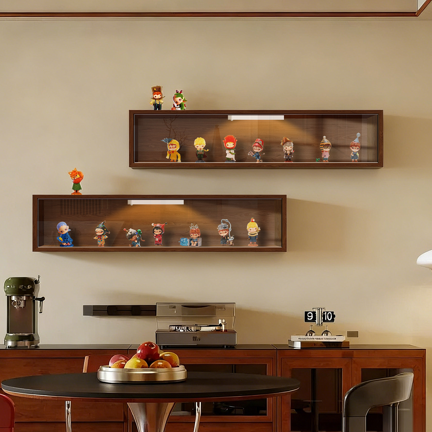 盲盒展示架免打孔壁挂防尘亚克力透明展示柜娃娃手办收纳盒置物架,收纳整理,萌粒收纳盒/架,淘宝优惠券,粉丝福利购,淘宝优惠卷