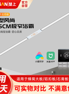 楚上蜂窝大板线性隐藏式浴霸