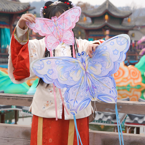 飞舞新款非遗儿童竹签风筝成品