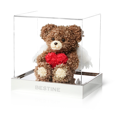 BESTINE柏治廷永生花天使小熊