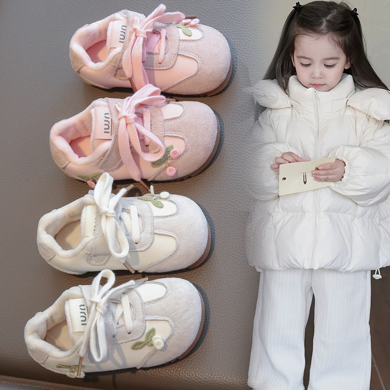 女童运动鞋春秋款儿童软底阿甘鞋