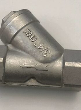 201/304不锈钢丝扣Y型过滤器/内螺纹内丝L11Y型形过滤器/DN15 20