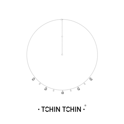 TCHINTCHIN天然水晶郁金香项链